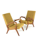 Armchair 'Rondeling'  yellow | 2 pieces in stock - dutch mid century modern