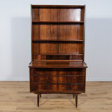 Bibliothèque en palissandre du milieu du siècle