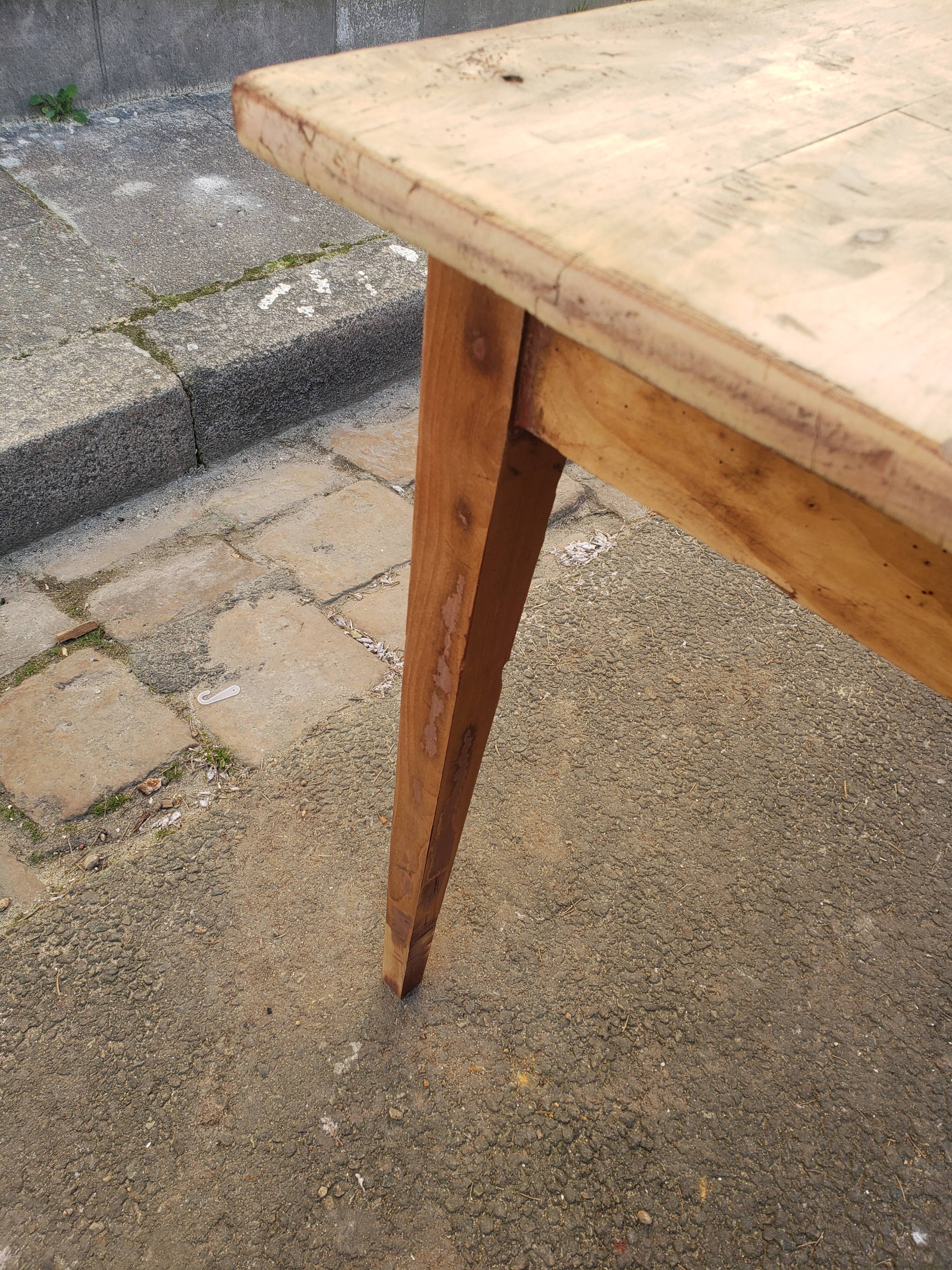 Farm table or "hiss" desk