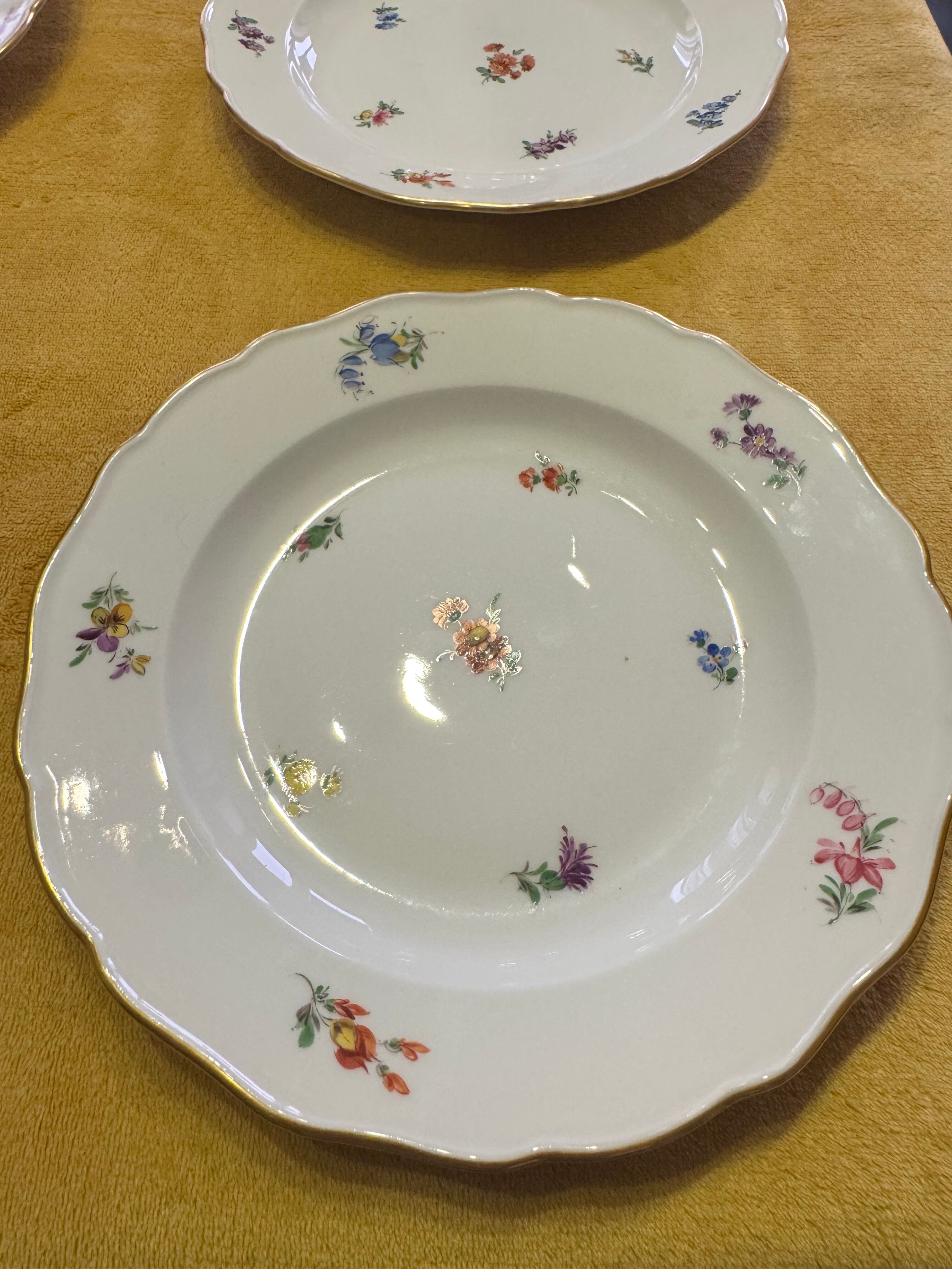 Meissen flat plates