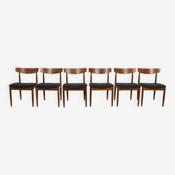 Mid-Century Dining Chairs in Teak by Ib Kofod Larsen for G-Plan, 1960s, Great Britain, Set of 6