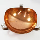 Mid-Century Copper & Silver Decorative Centerpiece
