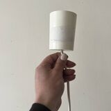 Italian suspension lamp, cocoon ball in resin, 1970s design.