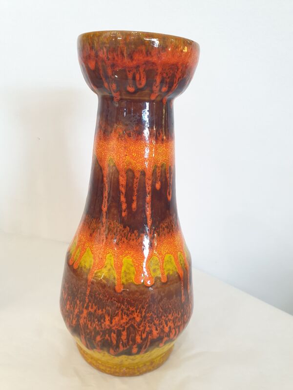 Vase céramique vintage années 1960 1970