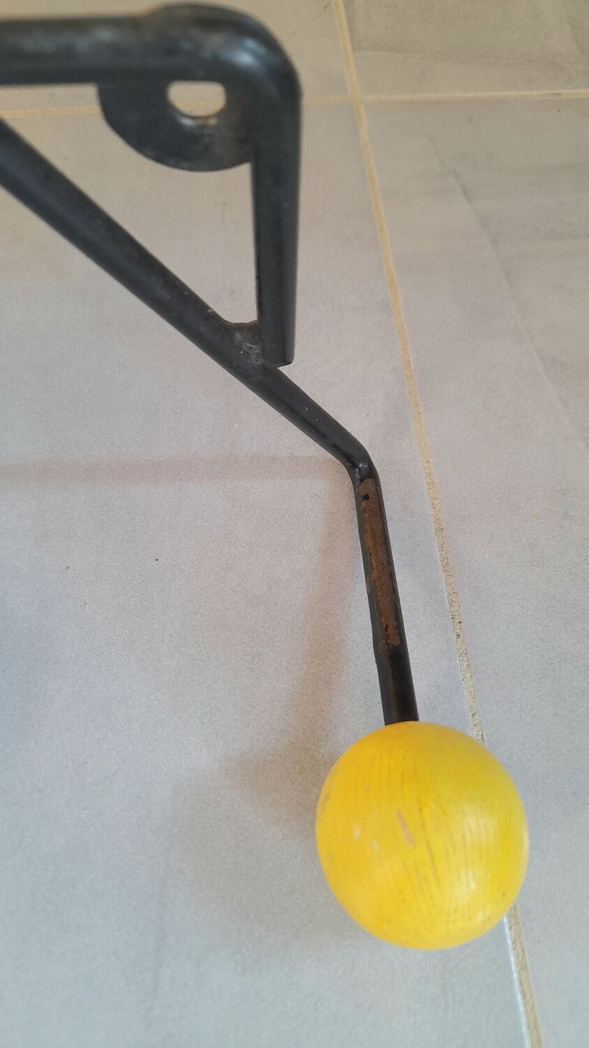 Porte manteau mural boules 60s