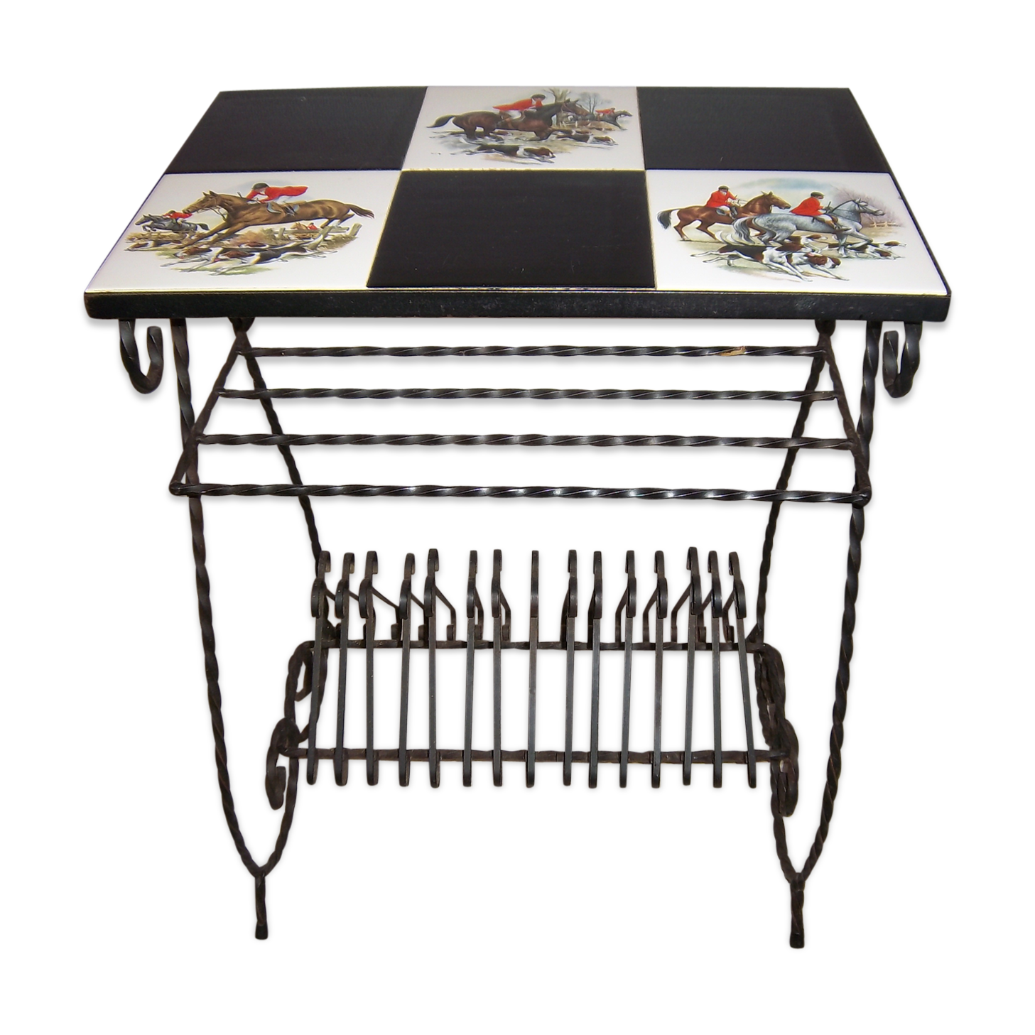 Table d'appoint de 1960 pour disques vinyl
