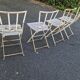 4 garden chairs
