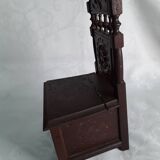 Ancienne Chaise bretonne en bois sculpté