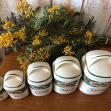 5 Louis Gueule earthenware pots