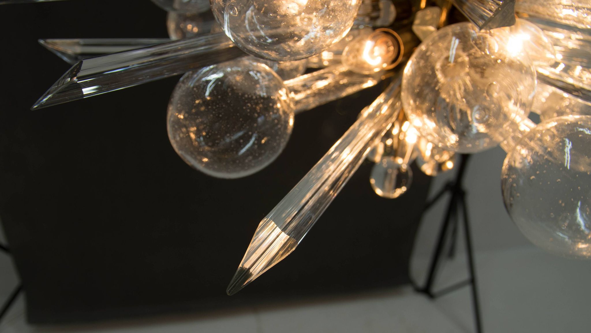 Extraordinary Art and Design Chandelier by Rene Roubicek, 1960s