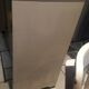 Blue and yellow formica buffet