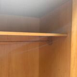 Oak wardrobe, boarding school style, 50s/60s