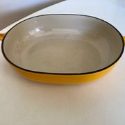 Oven dish Enzo Mari for Cocotte Le Creuset La Mama 1970 Italian design