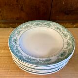 Lot green iron earth plates