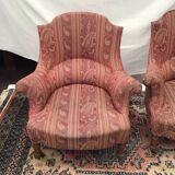 Pair of shepherd armchairs