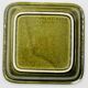 Lot 2 plats carrés en grès Deco Hälsingborg K.J. Svensson