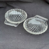 Deux. Coquilles Saint-Jacques, pyrex vintage.