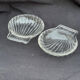 Two. Scallops, vintage pyrex.