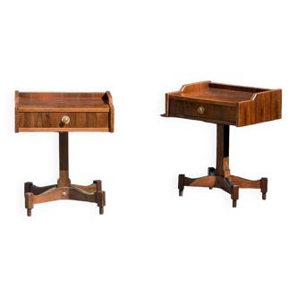 Mid-Century Rosewood set of Side Tables by Claudio Salocchi for Sormani, 1960s