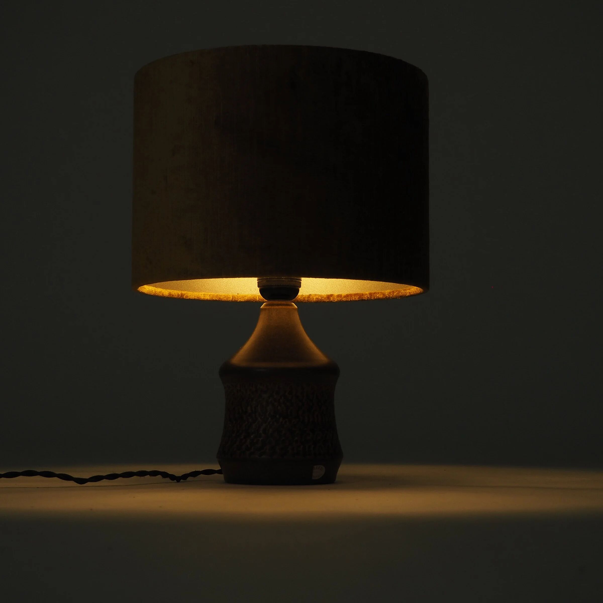 Swedish ceramic table lamp by Henry Brandi for Vejbystrand