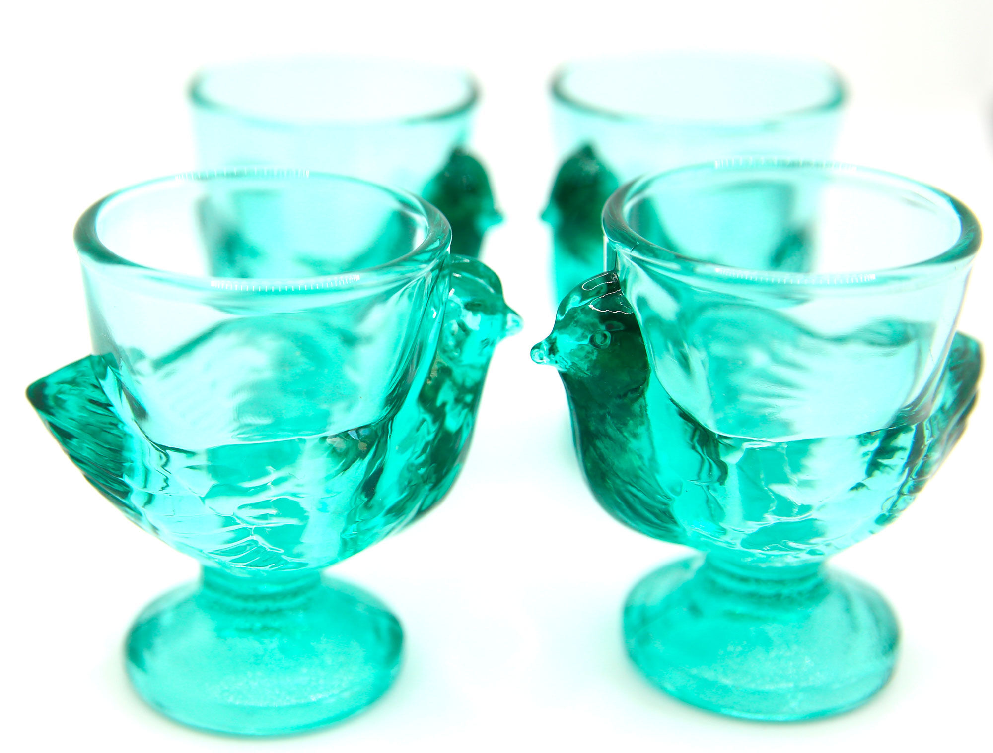 Set of 4 Luminarc coquetiers in glass