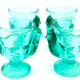 Set of 4 Luminarc coquetiers in glass