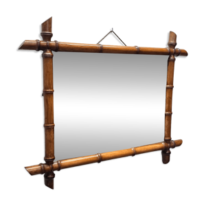 Grand miroir en faux