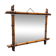 Large French Faux Bamboo Mirror, 1st half 1900s