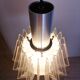 Suspension plexiglas et inox vintage