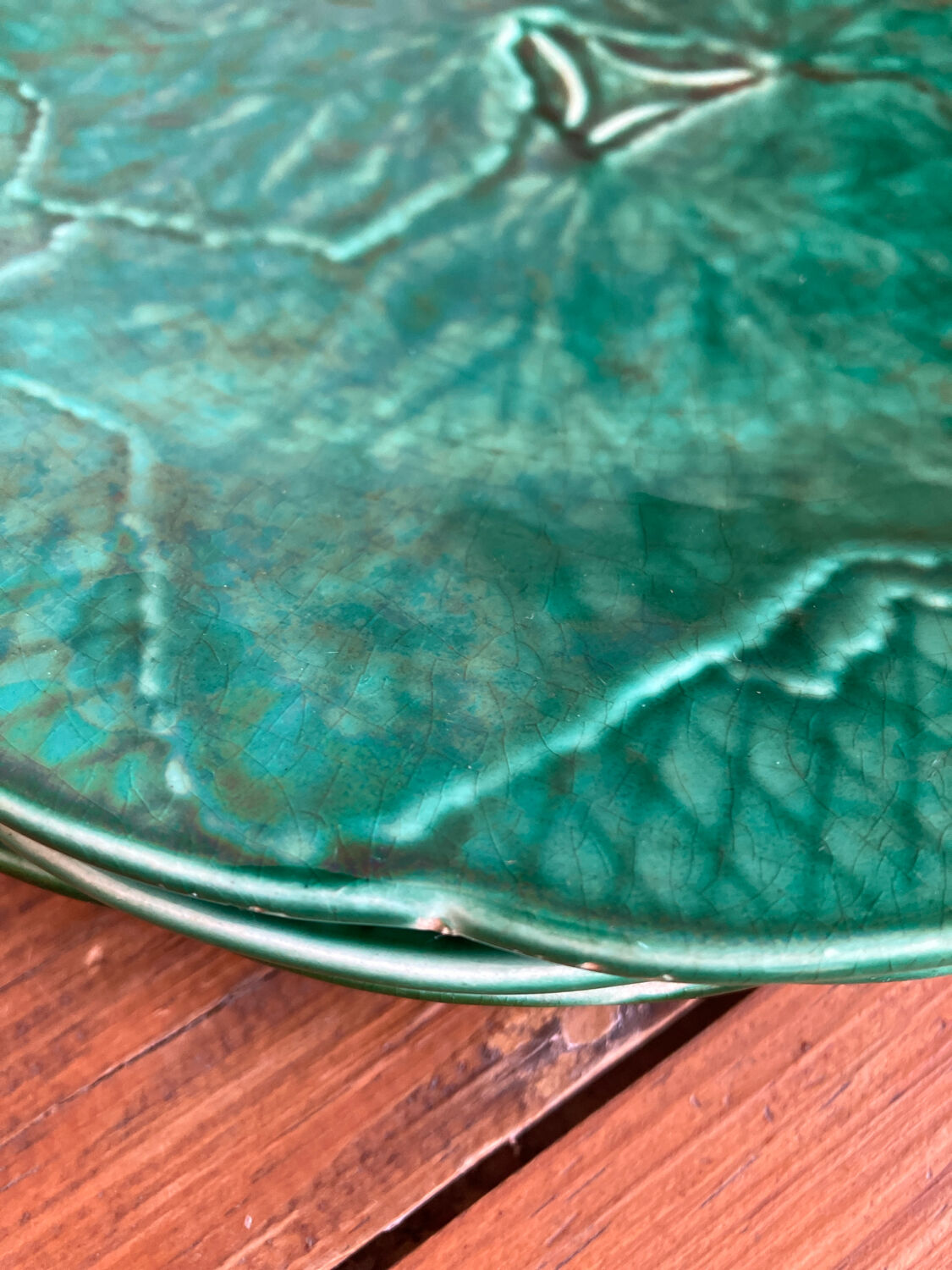 3 slushie dessert plates