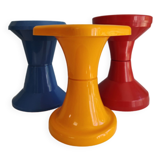 Trio of 3 vintage stools