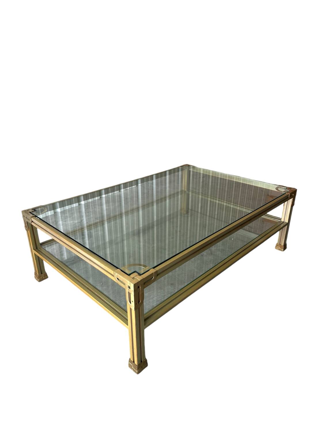 Large vintage coffee table maison valenti