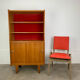 1950s vintage oak bookshelf.