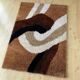 Vintage Modernist Multi-Color High Pile Rya Rug by Concepts Intenational, 1970s