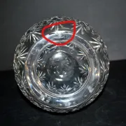 Cut crystal wine carafe Saint-Louis model VIC Massenet 1930 H34cm