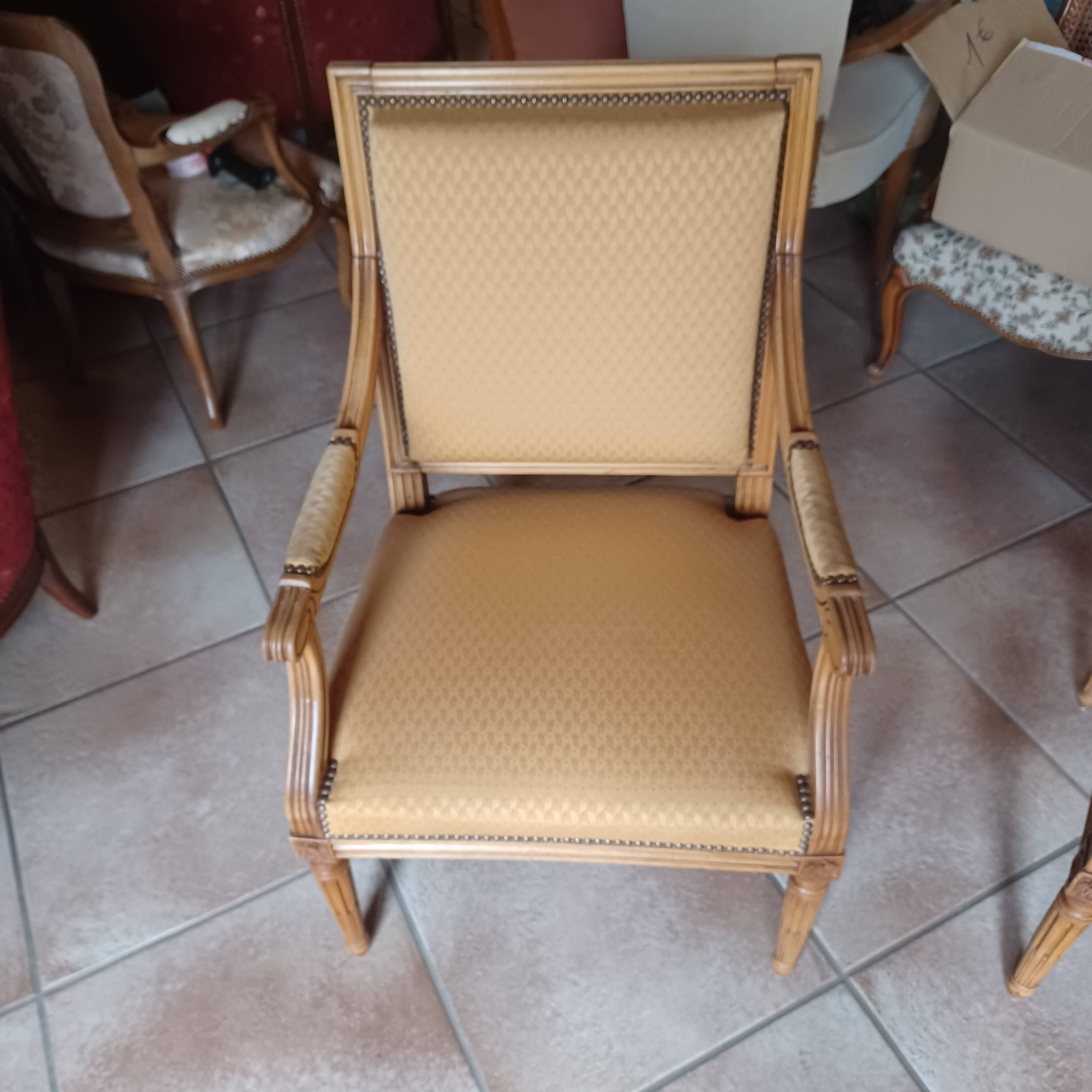 Louis XV style armchairs