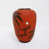Sawa Sgraffito palm vase