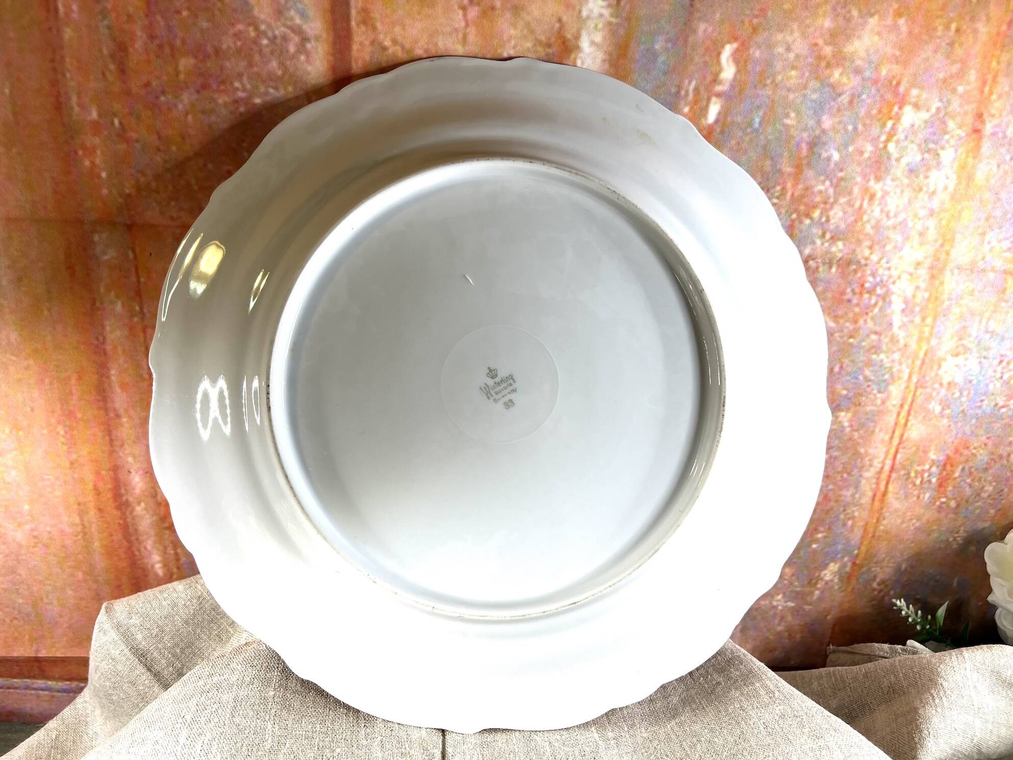 Bavaria porcelain round dish