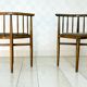 Series of 4 chairs Thonet 1960