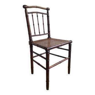 chaise cannée vintage