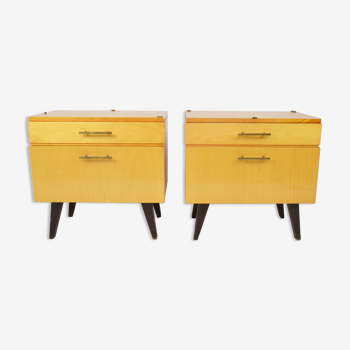 Pair of bedside tables, 1970s