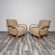Art Deco Lounge Chairs from Jindřich Halabala, 1950s, Set of 2