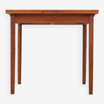 Table en teck, design danois, années 1970, production Danemark