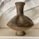 Vase en céramique, esprit ethnique, années 70
