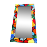 Italian ceramic mirror from the 60s