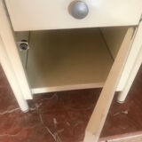 Small bedside table in sheet metal year 50