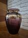 Vintage violet Boom round vase from Antwerp