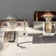 Pair of "Disco" wall lights Jocelyne Trocmé for Oxar 1970, Vintage.
