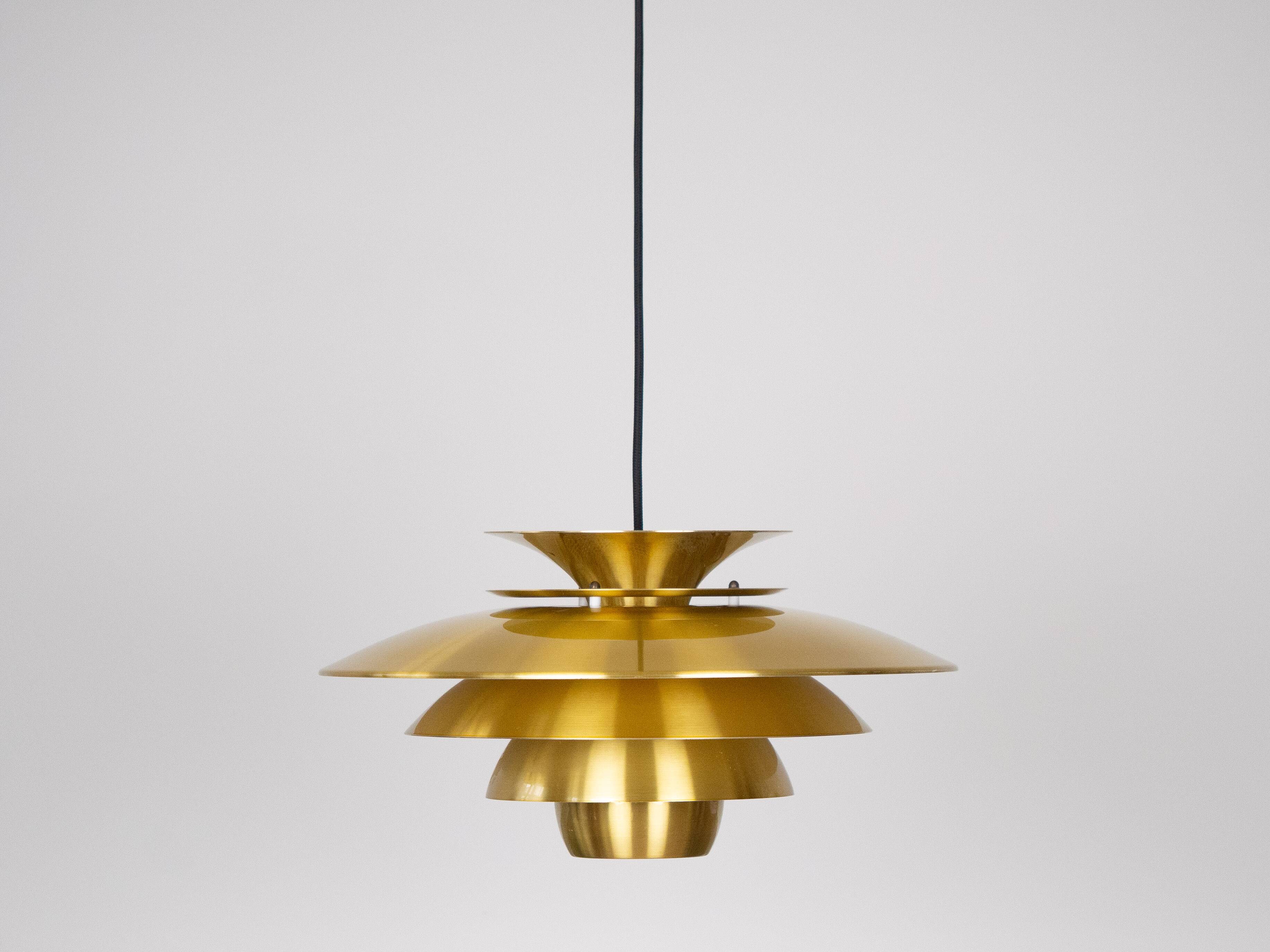 Danish vintage pendant lamp Verona, 1980s