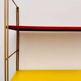 Vintage metal string shelf, around 1960.